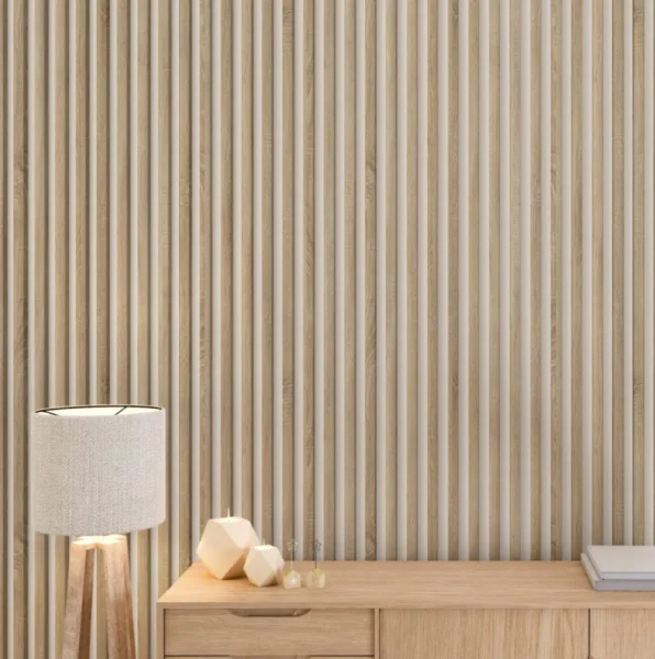 Рейка интерьерная МДФ Stella Модель 12 Standart Дуб Сонома 2800х27х12мм