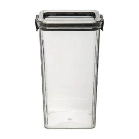 Контейнер с крышкой "два замка", Д90 Ш90 В184, 1300 мл, прозрачный Muj-12