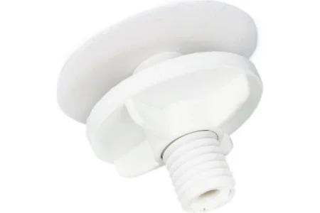 Заглушка 50мм для умывальника  белый MasterProf ИС.130497