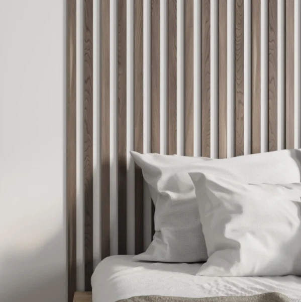 Рейка интерьерная МДФ Stella Бриона Light Орех Бразильский 2700х40х16мм