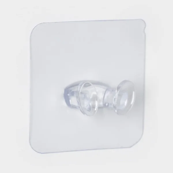 Крючки двойные самоклеящиеся 5,6х5,6см 10 шт 9791684