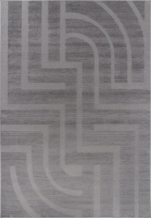 Ковер DIOS Merinos F439 200х290см OVAL LIGHT GRAY