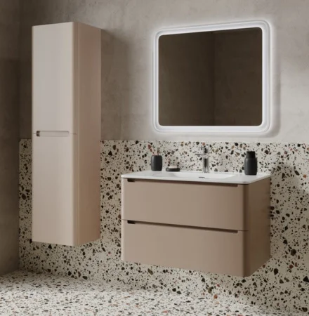 Тумба-умывальник подвесная  Iddis Edifice EDI80C0i95K 470х802х500мм капучино