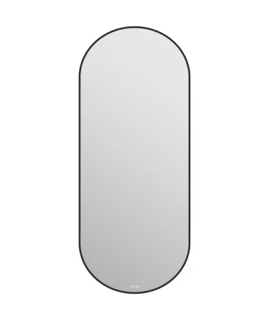 Зеркало с подсветкой Cersanit ECLIPSE smart 50х122см овальное черная рамка 64151