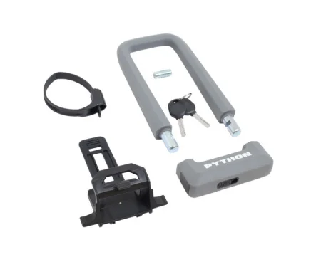 Всепогодный замок навесной с креплением на раму, силикон АВАНГАРД PYTHON 626 GREY 14856 *1