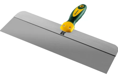 Шпатель фасадный 450 мм  двухкомп. ручка, нерж. сталь, широкое полотно, алюм. направляющая Kraftool 10036-450 *1