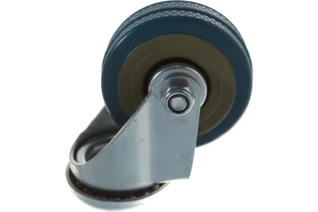 Колесо апп. поворот, п/п обод, серая рез, подшип.скольж,  под болт М10, D50, б/т - пакет Tech-Krep 1