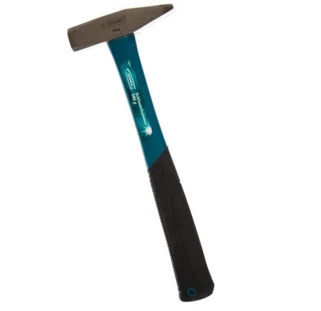 Молоток слесарный 500гр квадратный боек, фибергласовая обрезиненная рукоятка Gross 10276 *1