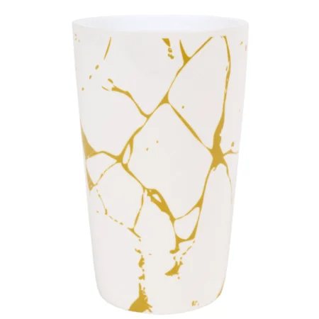 Стакан для зубных щеток "Нури" полирезина белый BRE0590AA-TH (Аквалиния) *1