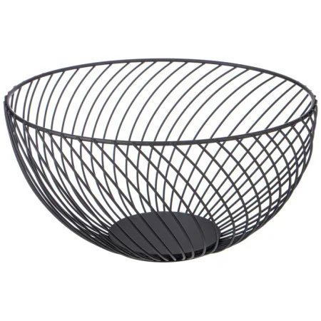 Корзина Для Фруктов Черная 25,5*25,5*13 См (Кор=6Шт)