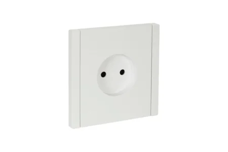 Розетка 1-м СП "Forte&Plano" FP218 10А без заземл. без защ. шторок винт. крепл. белый IEK FP-R10-10-