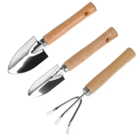 Набор для комнатных растений (совок, совок узкий, рыхлитель 3-х зубый) 'Урожайная сотка' Эко 9551B Р0550 *1