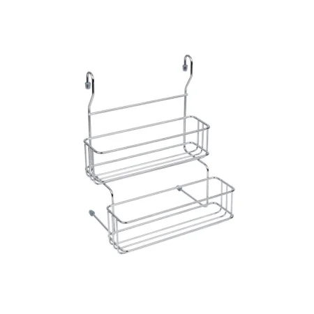 Полка двухъярусная малая для банок, хром MX-068