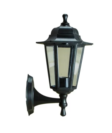 Светильник НБУ 06-60-001 У1 "Леда1" (черный, прозрачное стекло)