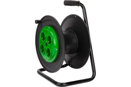 Катушка 4 розетки с заземлением IP20, УХЛ2, габаритные размеры: 250х200х350