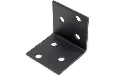 Уголок мебельный 25x25x17x1,5 чёрный ГОСКРЕП