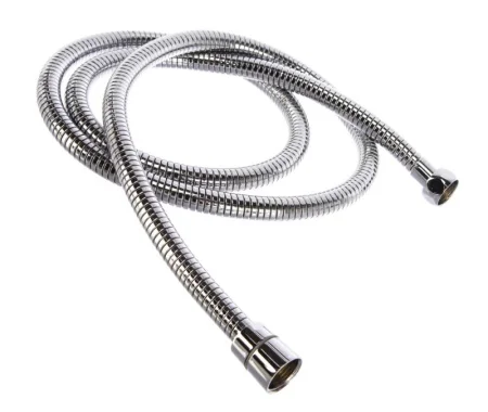 Шланг для душа GROSS AQUA нержавеющая сталь хром усилен, растягивающийся GA611-1.5-2,0