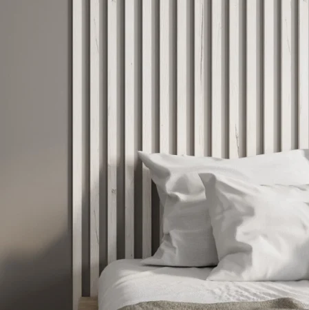 Рейка интерьерная МДФ Stella Бриона Дуб Санремо Белый 2700х40х16мм