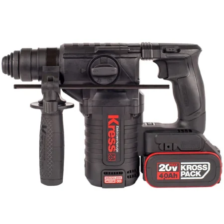 Перфоратор аккумуляторный бесщеточный KRESS, KU388, 20В, 4Ач х2, кейс