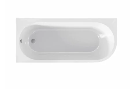 Ванна акриловая 1700х750х420мм BAS Веста В 00143 левая с каркасом, белый