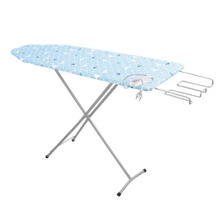 Доска гладильная "Кама 4" 122х34,5см с удлинителем с полкой для утюга ДГК4 (Исток) *1