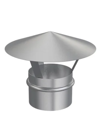 Зонт крышный D100 для круглых воздуховодов оц.сталь (Era pro) *1