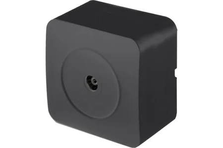 Розетка TV 1-м "София" ОП 75 Ом 5-862МГц черный матовый MST00-10-05 Stekker *1