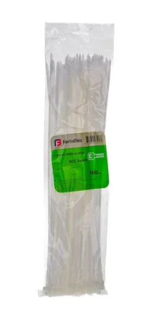 Хомут кабельный 5х400мм КСС нейлон белый (упак 100шт) 49787 Fortisflex