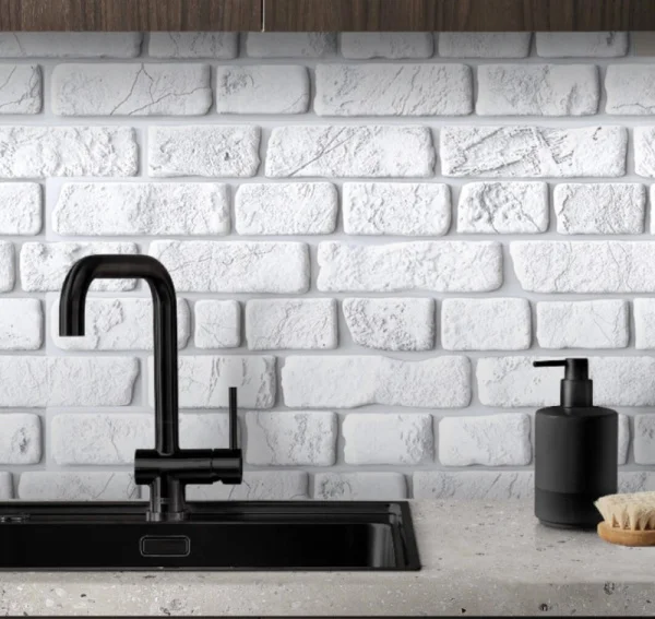 Панель ПВХ Stella 0,4 кирпич Ретро белый