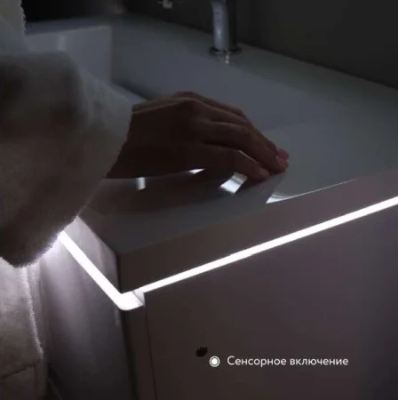 Тумба подвесная Puro 100 Pro.01.100/P/W/JR белая