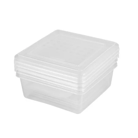 Комплект Контейнеров для заморозки "Asti" квадратных 0,5л х 3 шт. (бесцветный) *1