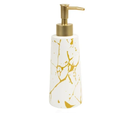 Дозатор для жидкого мыла Аквалиния Нури BRE0590AA-LD полирезина белый