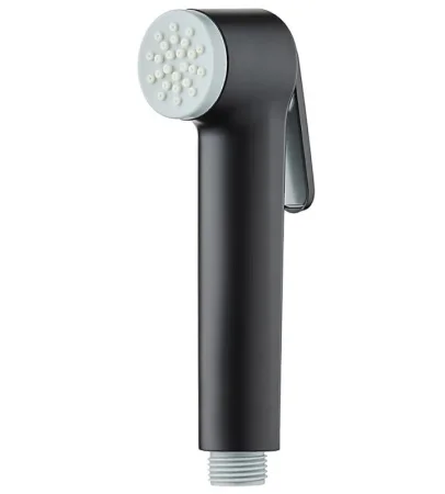 Лейка д/гигиен.душа с клавишей регулировки воды черная S460.01.06 (Splenka) *1