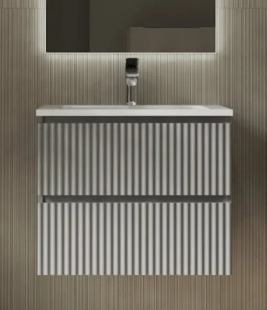 Тумба подвесная Coste 60 Cst.01.60/P/GRS/RL светло-серая 