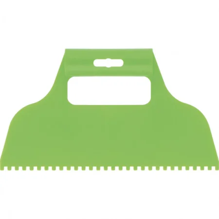 Шпатель для клея зубчатый 4х4мм пластмассовый 230х112мм Сибртех 86014