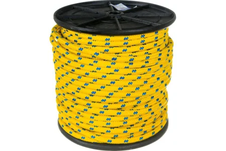 Шнур полипропиленовый плетёный 14 мм 16 пр. с сердечником Р/н 2200 кг, (100м) *1/100