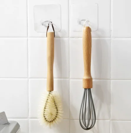 Крючки двойные самоклеящиеся 5,6х5,6см 10 шт 9791684