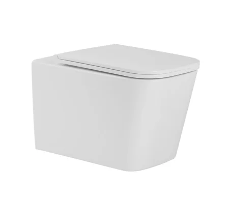 Унитаз подвесной Iberica Blanca Toledo Alto IB.TLA.234.1B1 безоободковый с микролифтом белый