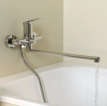 Смеситель для ванны одноручный с длинным изливом Iddis Zodiac X ZDXSBL2i10WA хром