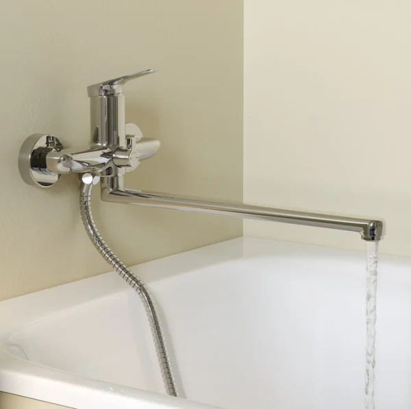 Смеситель для ванны одноручный с длинным изливом Iddis Zodiac X ZDXSBL2i10WA хром