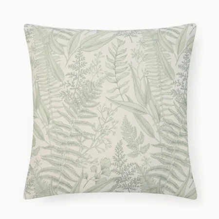 Наволочка декоративная Этель "Листва" 43×43см цв. зеленый 100% полиэстер 120г/м2 10484599 *1