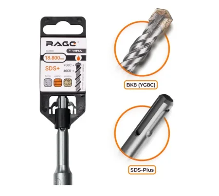 Бур по бетону 18х800мм SDS-plus RAGE by VIRA 561880 *1