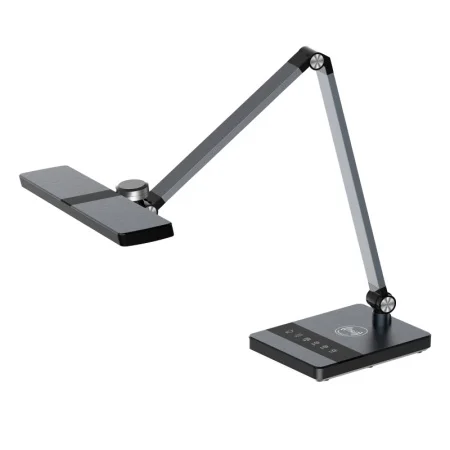 Светильник настольный ULM-D110 15W/3000-6500K/DIM  BLACK светодиодный с беспроводной зарядкой Сенсорный выключатель. Диммер. Черный TM Uniel