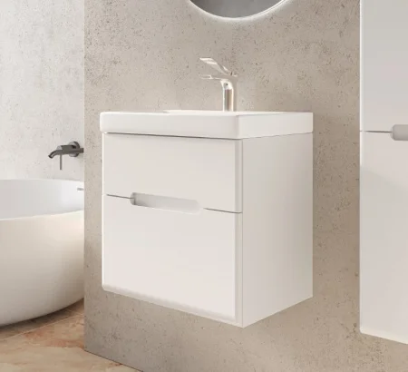 Тумба подвесная Moduo Slim 50 Mod.01.50/P/W белая