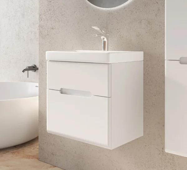 Тумба подвесная Moduo Slim 50 Mod.01.50/P/W белая