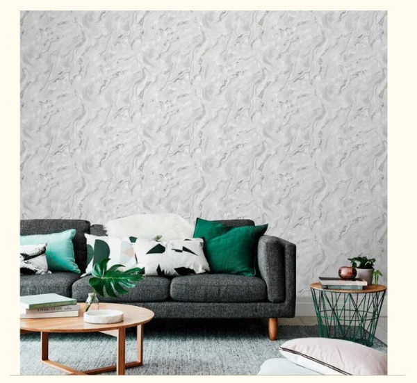 Обои компакт-винил Adagio 60680-06 1,06х10м мрамор серые