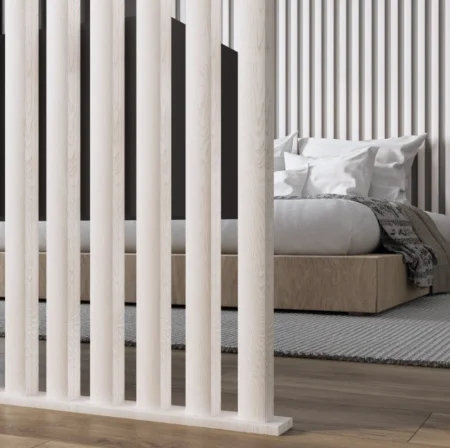 Рейка интерьерная МДФ Stella Бриона Light Ясень Айвори 2700х40х16мм