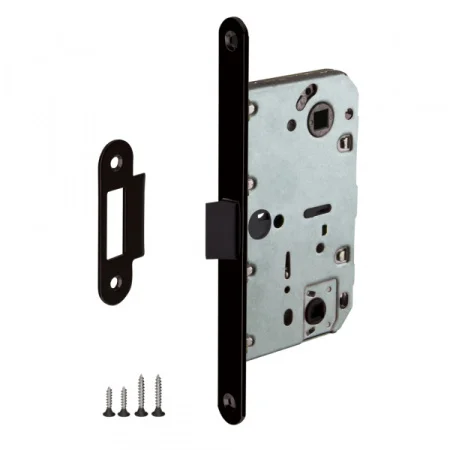 Защелка врезная Punto PL96WC-50 BL черный 43297 *1