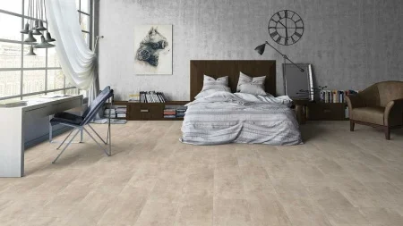 Плитка кварц-винил Tarkett Prime Click Pale Beige micro 4V (580х300х3,8мм) 1уп=1,74м2 =10шт замок