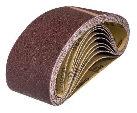 Лента абразивная на тканевой основе бесконечная Р80 75х533мм уп-10шт Matrix 74235 *1/100